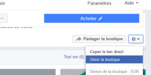 Créer sa boutique en ligne sur Facebook allonature